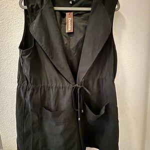 Zenobia Black Vest
